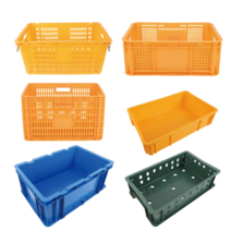 [마카모디] 국내생산 플라스틱 운반상자 농산물 이사짐 과일 우유 빵 계육 보관상자 바구니 14종, SMC-05, 1개