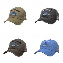 GVP 상어 자수 빈티지 모자 캐릭터모자 여자캡모자 러닝모자