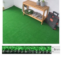 테라스바닥 마당 인조잔디 카페트 롤잔디 바닥재 실내, 6mm 200cm x 50cm단위
