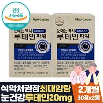 식약처인증 눈건강 루테인하루권장량 20mg 약 2개월분 눈에좋은 식품 눈이침침할때 도움 홈쇼핑 LUTEIN 50대 60대 여자선물 부모님 장모님 장인어른 새해 명절 추석 설날 생신 선물