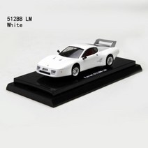 kyosho 1:64 페라리 다이캐스트 자동차 모형, 512BB LM(화이트)
