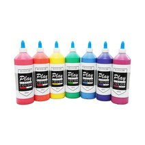 (플레이) 한혜연 옷 지갑 커스텀 리폼 신발마카쥬 가방마카쥬 아크릴물감 23색 500ml, 본품, 19.acid blue