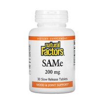 네추럴팩터스 SAMe 아데노실 메타오닌 200mg 30정