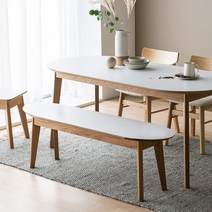 코지 화이트오크 원목 벤치 HPL 2인2.5인3인, 코지 1250 2.5인 벤치의자