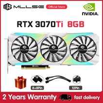 그래픽카드 Mllse rtx 3070ti 8gb nvidia gpu 12pin gddr6x 256bit hdmi1 dp3 pci express 4.0x16 rtx3070ti