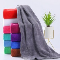 빠른건조 먼지없는 미용실 수건 극세사타올 극세사수건, 브라운(갈색), 1장