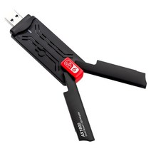 데스크탑무선랜카드 와이파이6 동글 어댑터 수신기 블루투스 wifi 6 usb 듀얼 밴드, ax1800 와이파이6