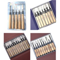 천비 조각도 세트 조각끌 조각칼, 1. 천비 조각도 5pcs 쌈지케이스
