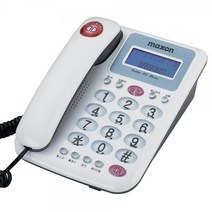 맥슨 발신자표시 LDC백라이트 단축다이얼 유선전화기 MS-590 전화기, MS-590 레드 전화기