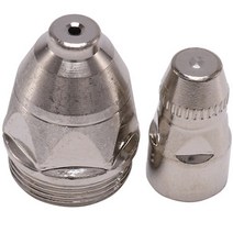 P80 공기 플라즈마 노즐 1.1mm 절단기 토치 소모품 CNC 전극 20 개, 한개옵션0