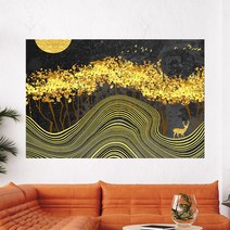 돈 들어오는 황금 돈나무 그림 액자 재물운 금전운 행운 풍수 인테리어, 08.금전수의 숲