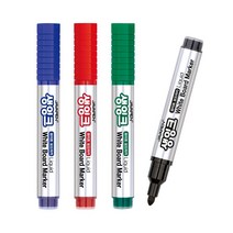 자바펜 생잉크 화이트 보드마카 둥근닙 2.0mm 1개입, 빨강