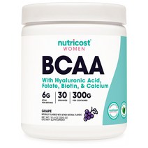 Nutricost Women BCAA Grape 뉴트리코스트 우먼 BCAA 포도 300g
