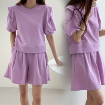 NewCare여성 반바지 세트 트레이닝복 세트 퍼프 이쁜 세트