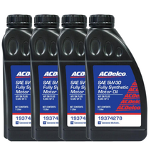 에이씨델코 ACDelco 뉴SM3 L38 1.6 가솔린 엔진오일 교환 합성유 5W30 4(L), 1개