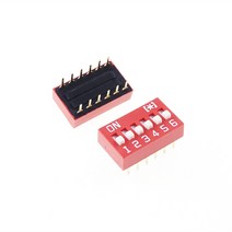 1000 개TapeReel 딥 스위치 SPST 5 위치 2.54mm 0.100 피치 SMD 슬라이드표준 액츄에이터 제기 갈매기 날개 스트레이트, 한개옵션0