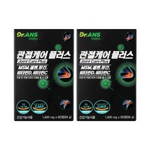 [1+1이벤트] 닥터안스 관절케어플러스 관절약 치료제 MSM 셀렌 망간 비타민D 비타민C MSN 연골 무릎 관절 건강기능식품 60정, 120정 2개월