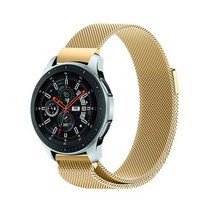 터치펜 증정 갤럭시워치 SM-R800 R805 46mm호환 스테인레스시계줄, 1개, 골드스테인리스