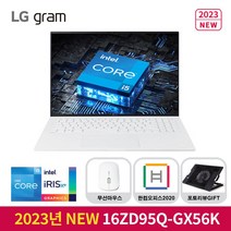 LG전자 2022 그램 16, 16ZD95Q-GX56K, WIN11 Home FPP, 1TB, 16GB, 코어i5, 스노우 화이트