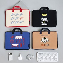 Romane 13형 와이드 노트북 파우치, 스마일코코