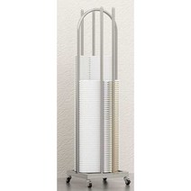 옷걸이정리대 보관함 매장용 스튜디오 행거 스탠드, 성인블랙L사이즈길이35cm높이130cm