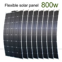 태양열 충전기 쏠라 판넬 휴대용 태양 전지 패널 개 방수 캠핑 태양광 발전, 800w solar panel