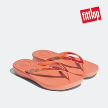 핏플랍 [공식] 아이쿠션 옴브레 스파클 쪼리 플립플랍 PINK