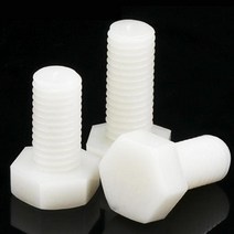 봉플라스틱육각볼트 PVDF 옵션선택 M4 M5 M6 M8, 1개, 03) PVDF/4X12/10개