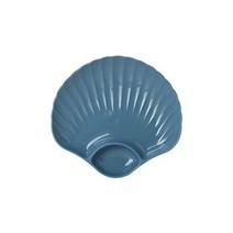 접시 그릇 XWOZYDR 다기능 과일 플레이트 다목적 스낵 트레이 플라스틱 쉘 모양 식기 Color B Size 1pcs, 씨, 1개