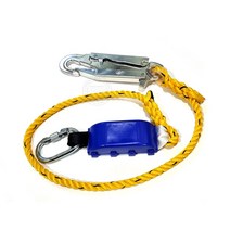 전주발판볼트 고정용 보조죔줄(각정 디딤쇠 고정) 주상안전대 AL훅 안전로프