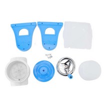 아이스크림 소프트 젤라또 제조 기계 포장 마차를 위한 대중음식점을 위한 수동 불안정한 빙빙 녹슬지 않는 아름다운 얼음 쇄석기, 파란색