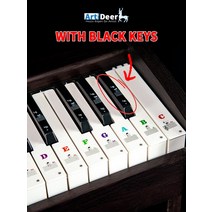 신디사이저 피아노 스티커 용 음악 노트 키보드 액세서리 악기 부품 보호 88 61 키, 협력사
