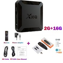 스마트 TV 박스 와이파이 구글 플레이어 셋톱 박스 안드로이드 10 올위너 H313 쿼드 코어 4K 60fps X96 1GB 8GB X96Q 2GB 16GB, 38.Au 플러그  2G 16G G10S