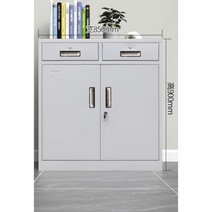 사무실 철제 캐비넷 대형 서류철 보관함 잠금, D그레이