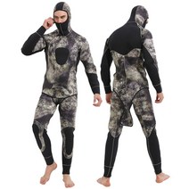 남성용 다이빙 스쿠버 잠수복 서핑 슈프 5MM 2XL 3XL, M1044 잠수복 (두께 5MM)_2XL