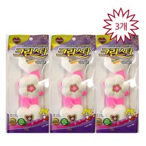 크린스타 나프탈렌 방충제 러브세트 3매입*3개, 3개, 65g