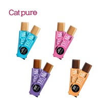 [캣퓨어] 고양이 습식간식 미니스틱 7g X 100개입, 미니스틱 콤보믹스 4가지맛 25개씩 100개