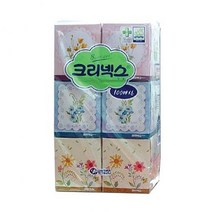 KPK012402크리넥스)정사각티슈(100콤비/100매×6개) 브이숍 buyus