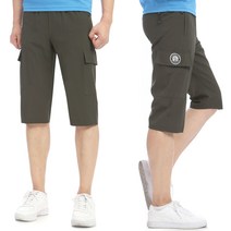 WFPB4208 여름 남성 스판 건빵 카고 7부 밴드 반바지