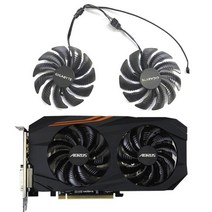 Gigabyte AOR Radeon RX 570 580 4G 그래픽 카드 교체용 GPU 냉각 팬 RX570 RX580 88mm, 03 Double Ball Fan