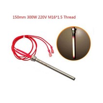 350W 220V 점화 점화기 핫로드 우드 펠렛 스토브 10*140/150/170mm M16 * 1.5 10x140mm / 10x150mm 10x170mm, B