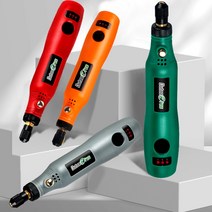 USB 드릴 무선 미니 전기 네일 드릴 쥬얼리 용 무선 회전 도구 금속 충전 조절 속도 조각 펜, 빨간색 192pcs