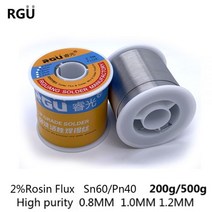 용접 와이어 팁 부품 플럭스 주석 납 용융 로진 코어 솔더링 롤, 1.2mm200g