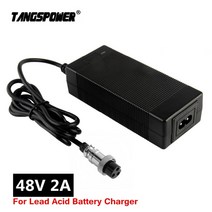 48V 2A 납산 배터리 충전기 57.6V 전기 자전거 스쿠터 오토바이 3P GX16 플러그, 03 UK, 03 UK