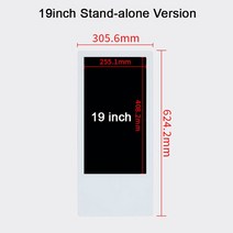 did모니터 광고용모니터 전자메뉴판 19/ 22 빌딩 엘리베이터 벽 산 LCD 광고 모니터 LED 울트라 얇은 프레, 01 19in Stand-alone