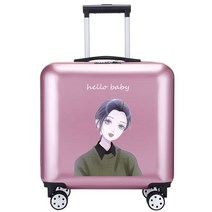 기내용가방 예쁜 소형 미니 레디백 기내 캐리어 여행 가방 스몰 18인치 러블리 판 암호