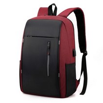 공구백팩 파우치 가방 공구정리 적재함 대용량 방수 비즈니스 배낭 남자 usb 충전 학교 backpacks15.6 인치 노트북 bagpacks 남자 다시 팩, 빨간색