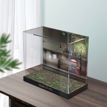 레고 해리포터 호그와트 비밀의 방 76389 아크릴 디스플레이 케이스 장식장 블럭미포함, 전시장급LED헤드램프+컬러테마배경, 50x25x45