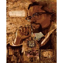 HANDONG 인물 유화 DIY 명화 반고흐 손으로 그리기 예술품 인테리어 예수 천사, PO152