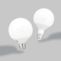 지니 LED 볼전구 10W 숏소켓, 주광색, 1개